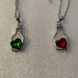 Jewelry - HEART IN A BOTTLE NECKLACE ❤️❤ Jewelry Love Silver Jewelry - HEART IN A BOTTLE NECKLACE ❤️❤ Jewelry Love Silver